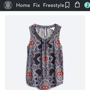 Magnolia Grace Amal Beaded Neckline Knit Top